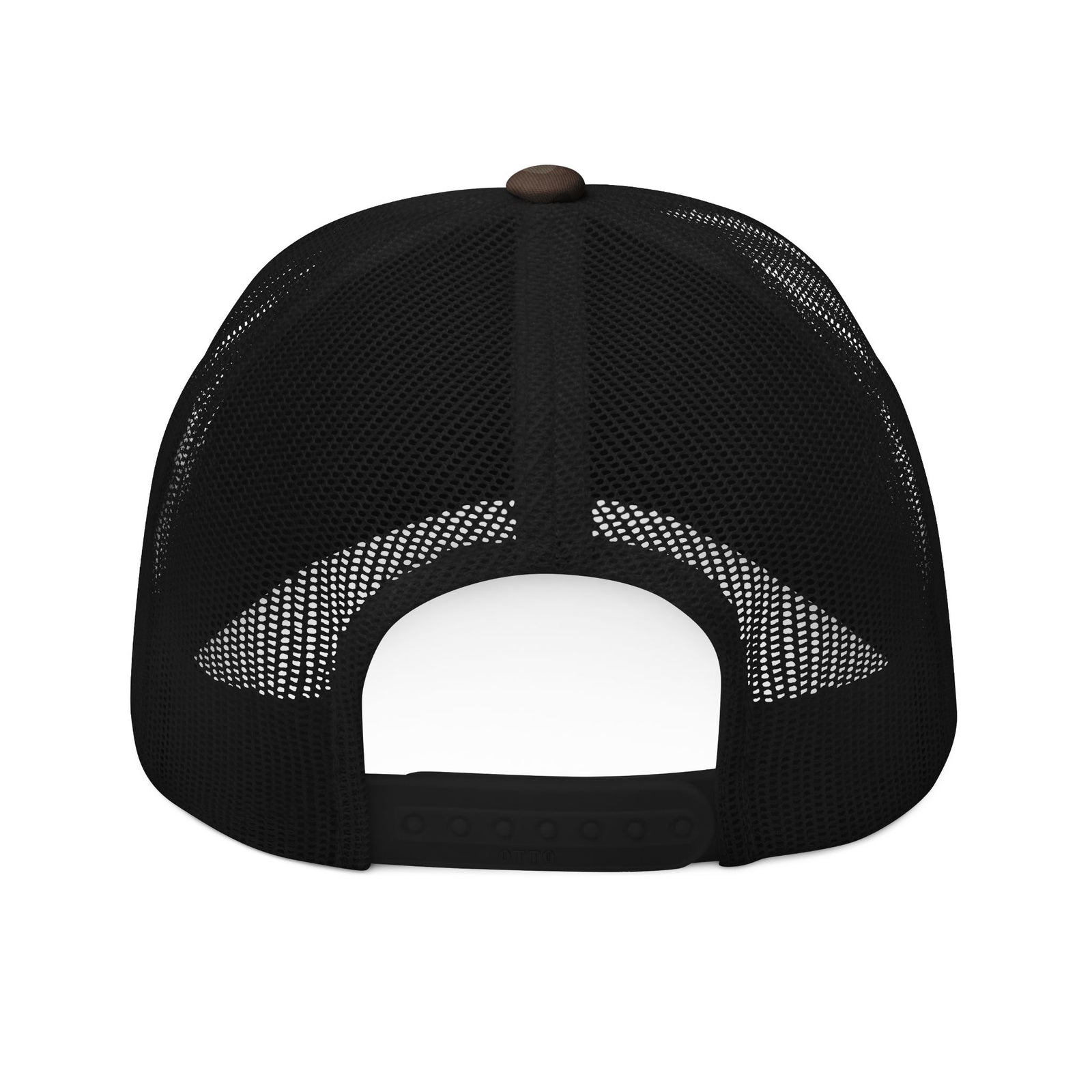 Doer Tough camo trucker hat olive colorway — Built Not Born mesh snapback