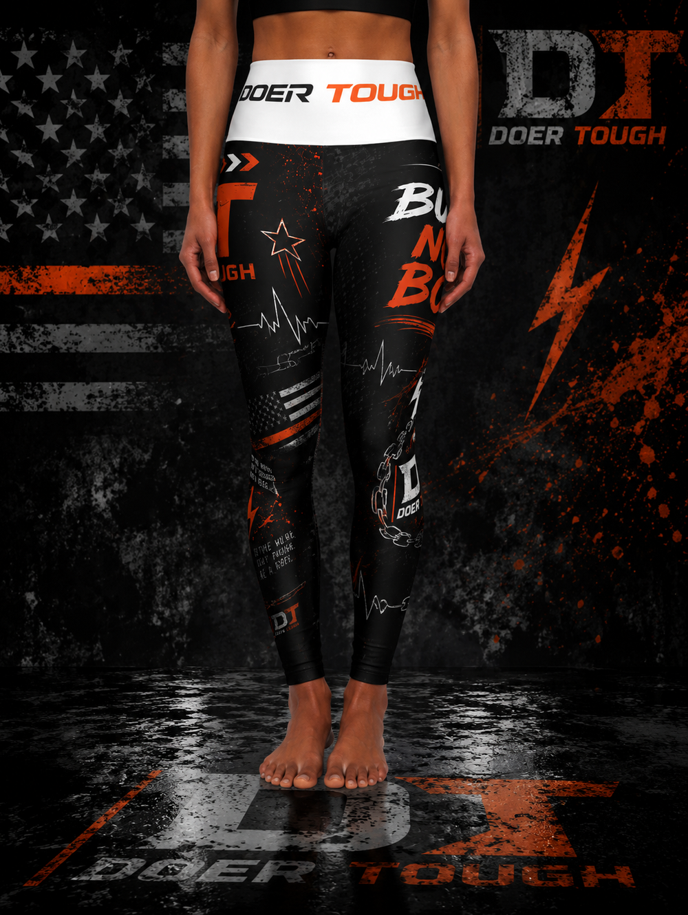 Doer Tough High-Waisted Leggings all-over print