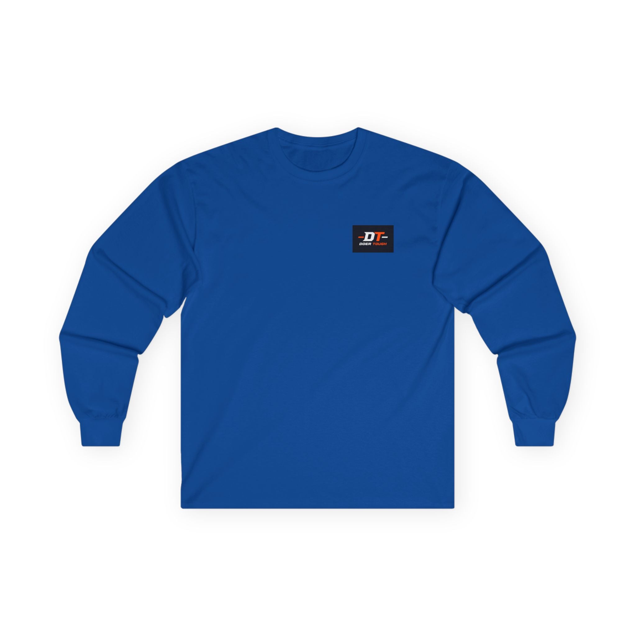 Doer Tough Long Sleeve Tee cuff detail — rib-knit cotton cuffs