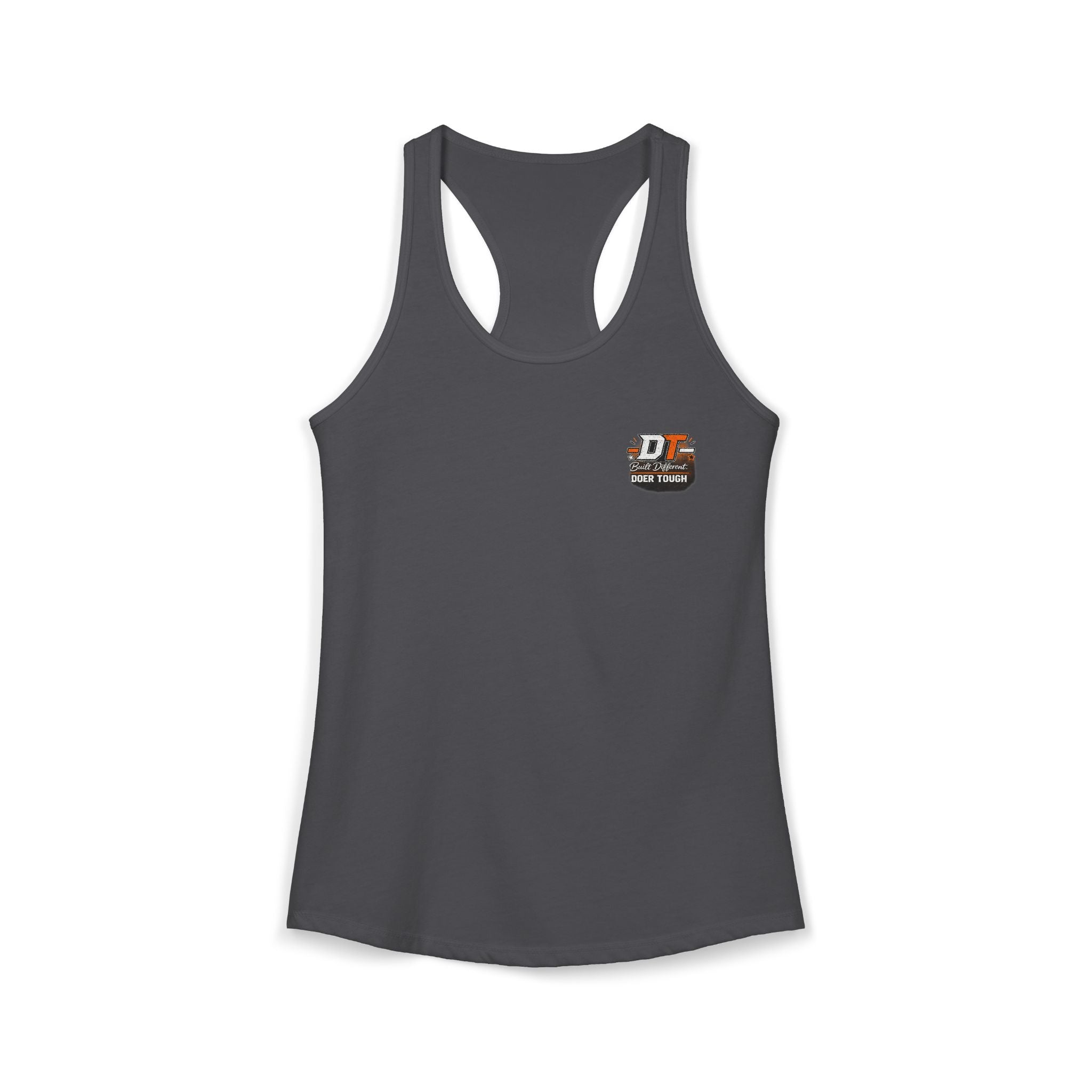 Doer Tough Women's Racerback Tank – Built Not Born Training Tank