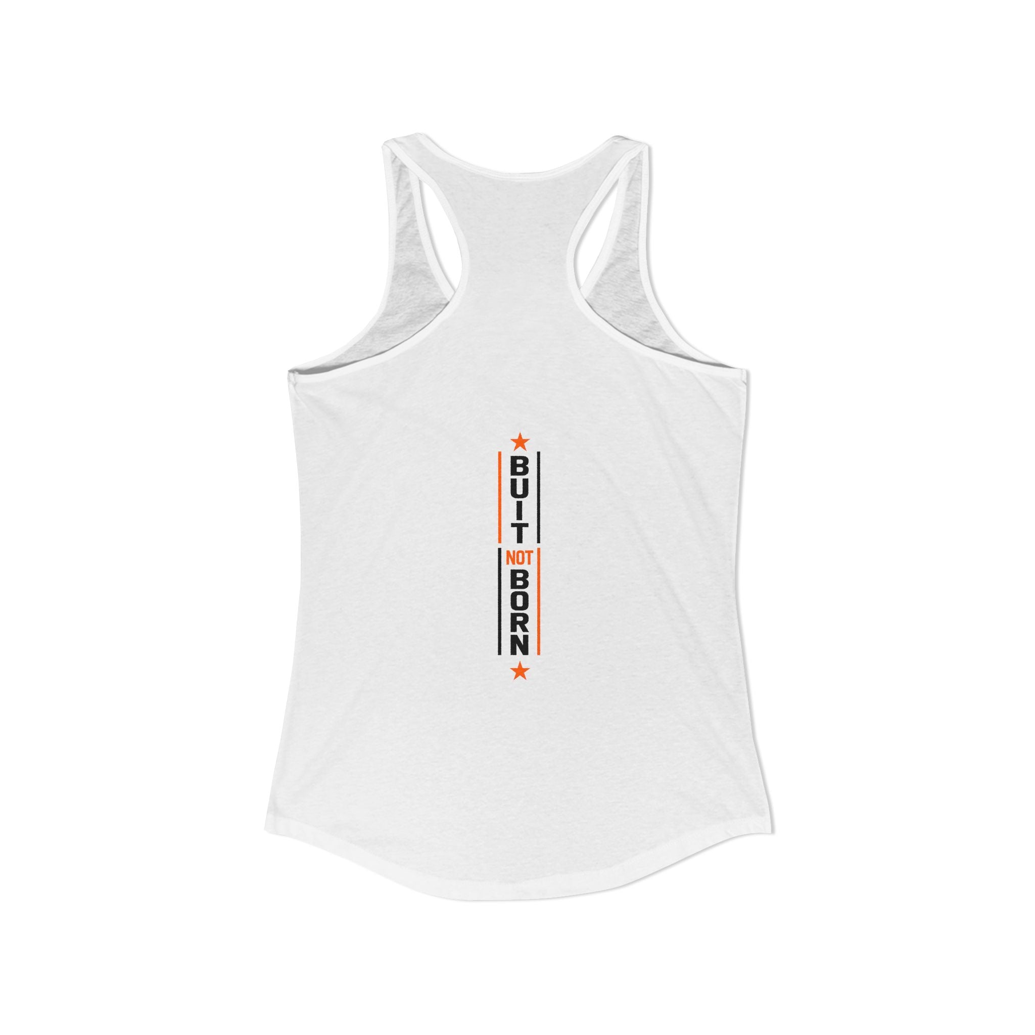 Doer Tough Women's Racerback Tank – Built Not Born Training Tank
