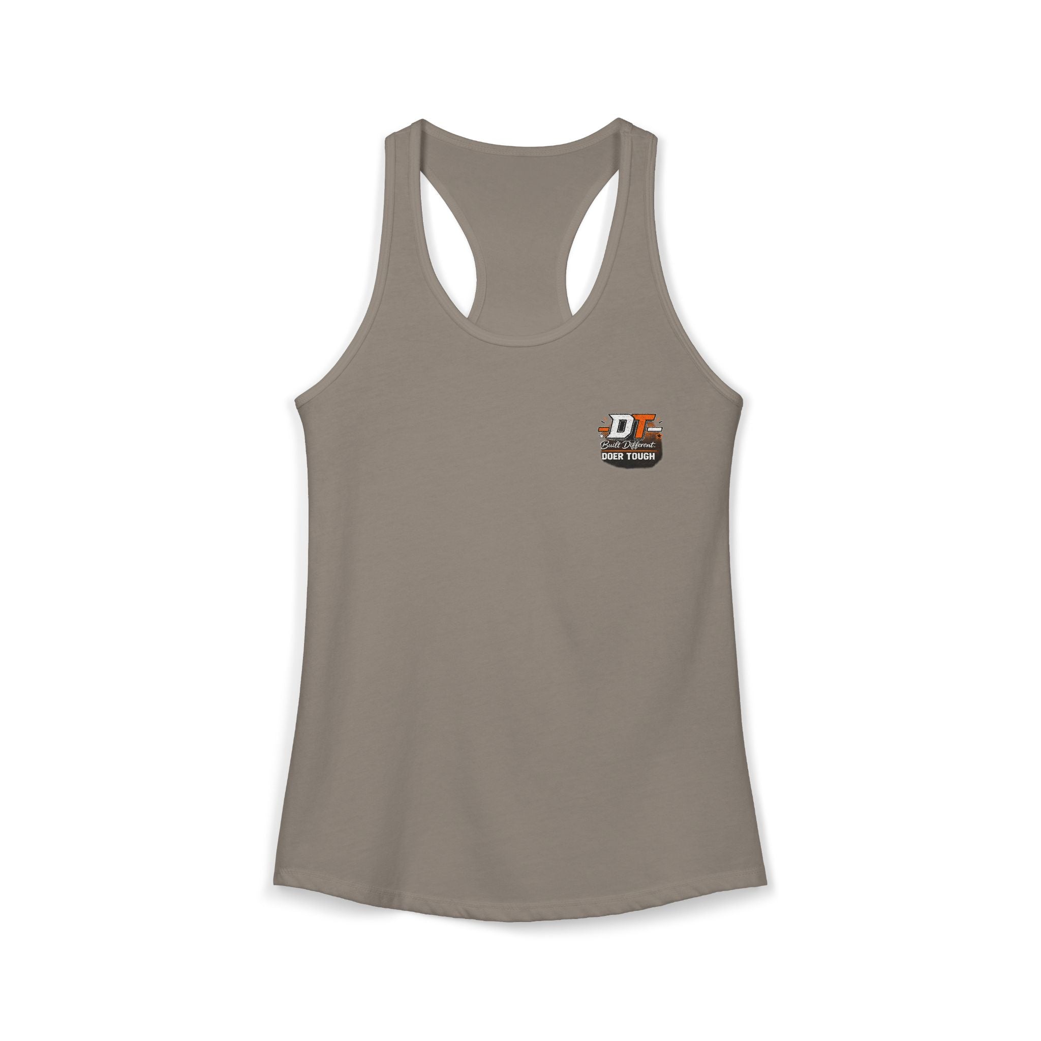 Doer Tough Women's Racerback Tank – Built Not Born Training Tank