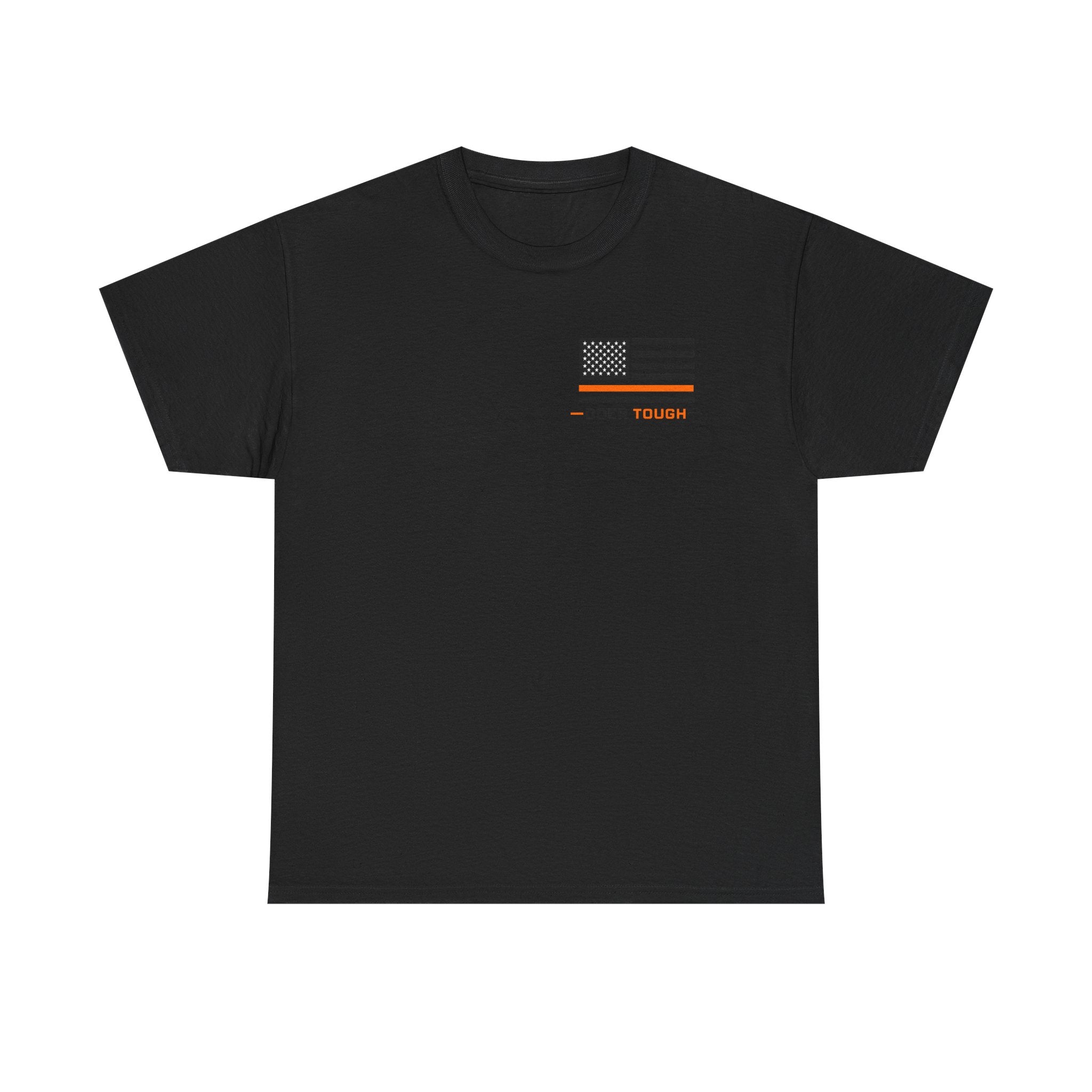 Doer Tough Heavy Cotton tee black — thick 100% cotton blue-collar tee