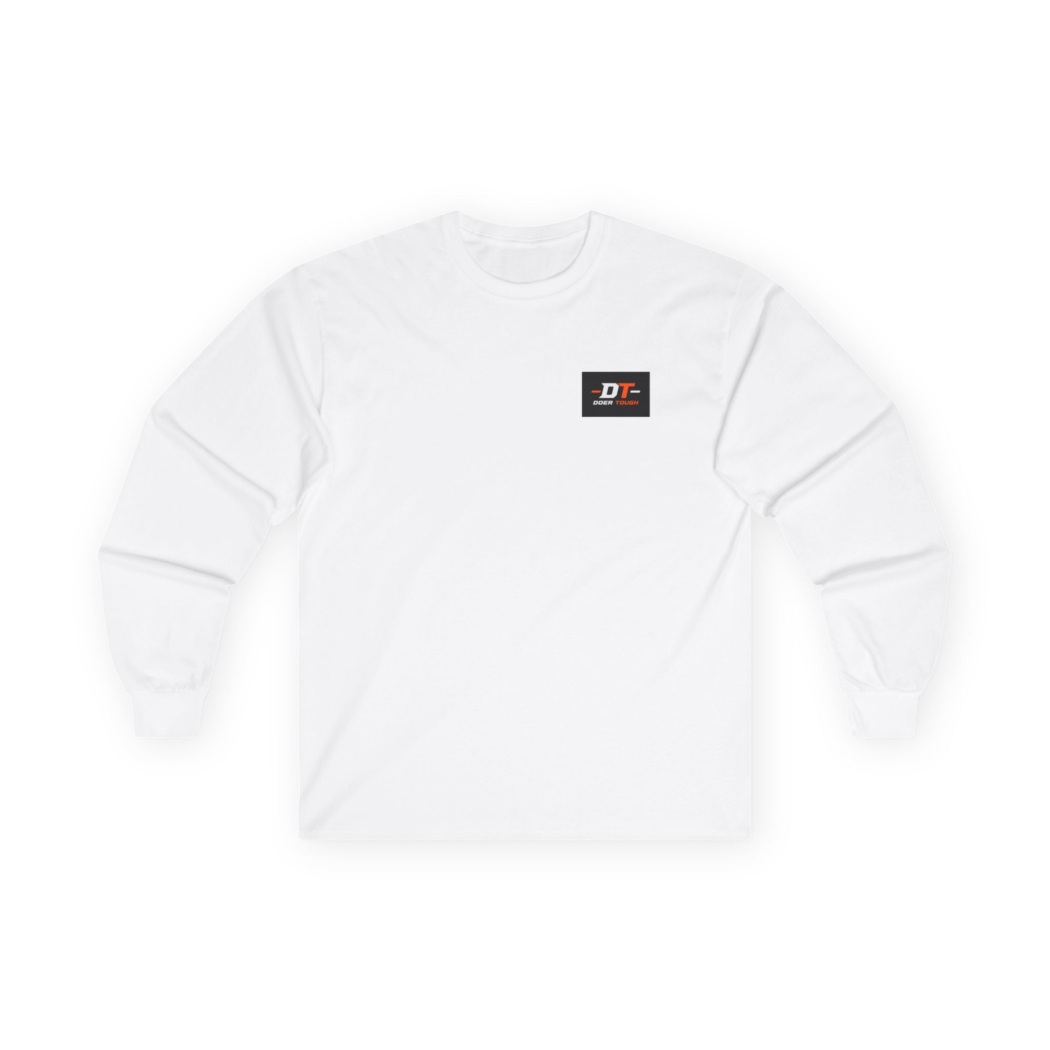 Doer Tough Long Sleeve Tee front — ultra cotton Built Not Born long sleeve