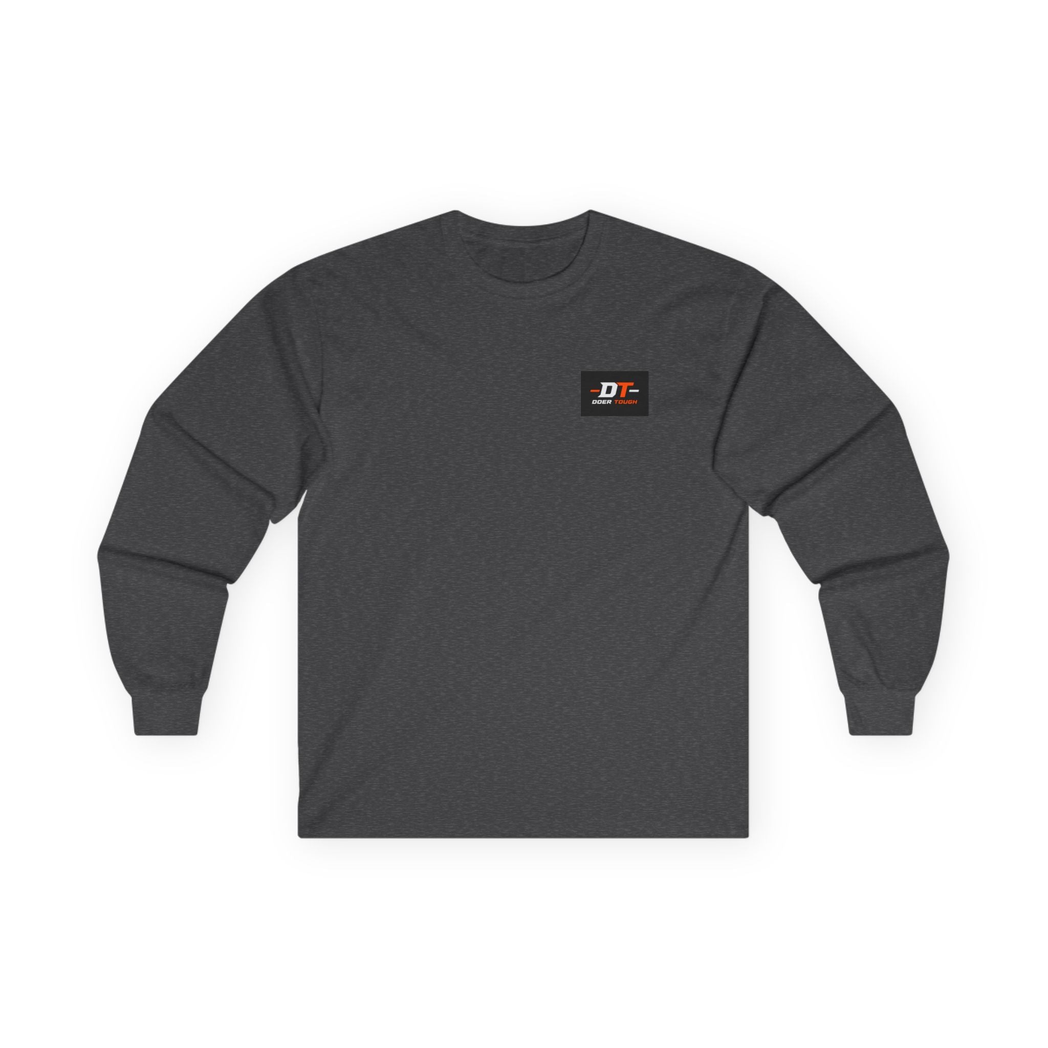 Doer Tough Long Sleeve Tee sand — taped shoulder cotton long sleeve