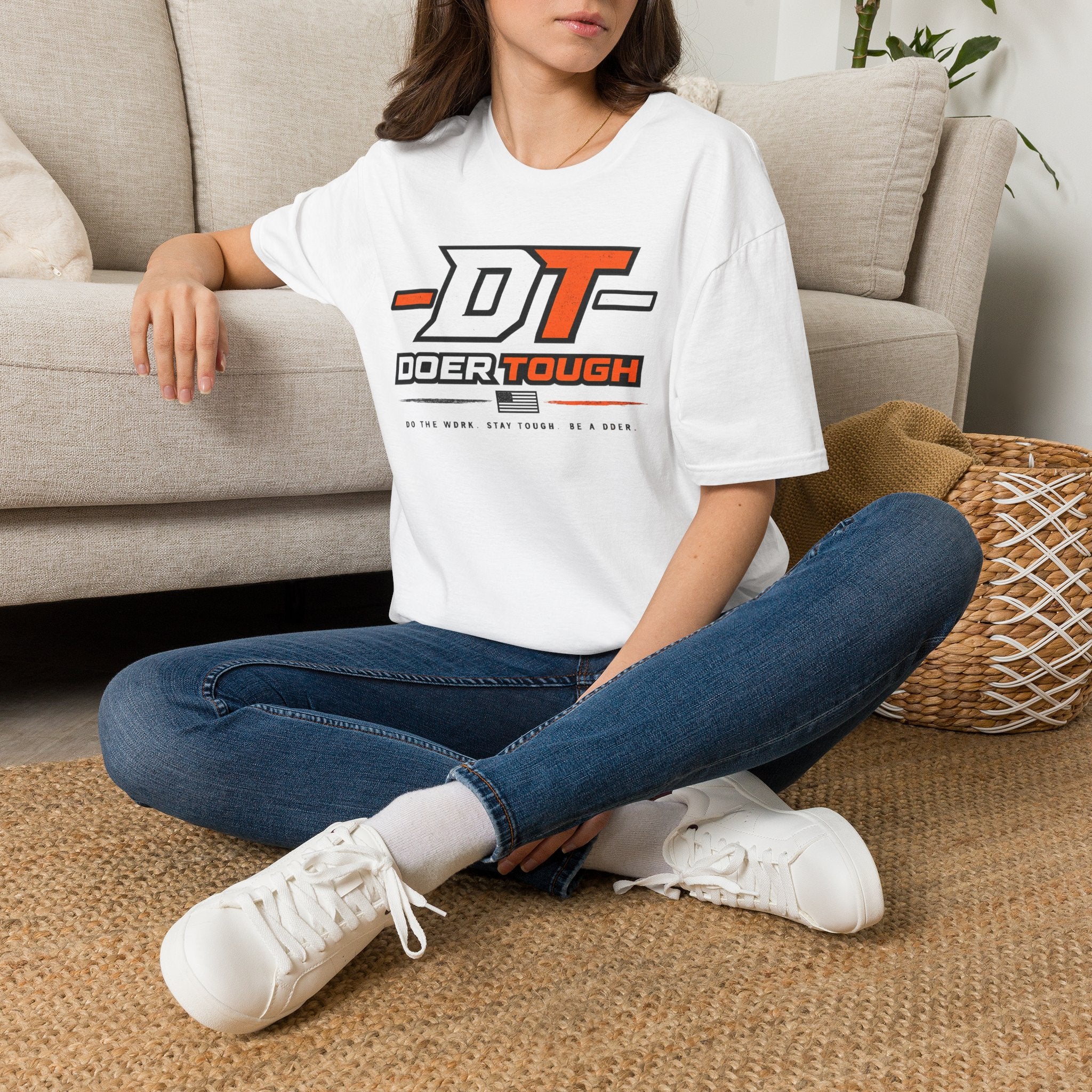 Doer Tough Unisex Softstyle T-Shirt | Built Not Born Everyday Tee