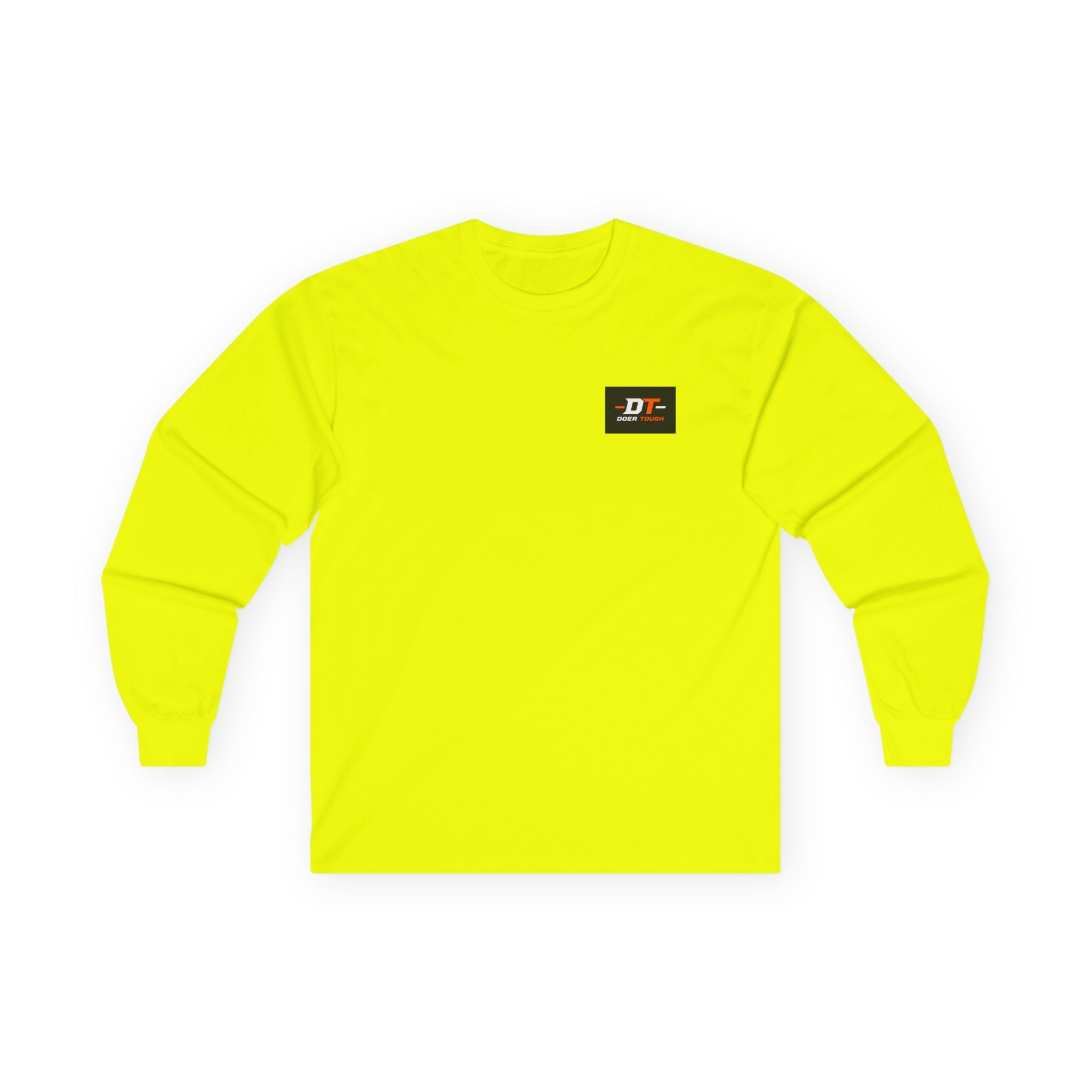 Doer Tough Long Sleeve Tee green — blue-collar cotton long sleeve