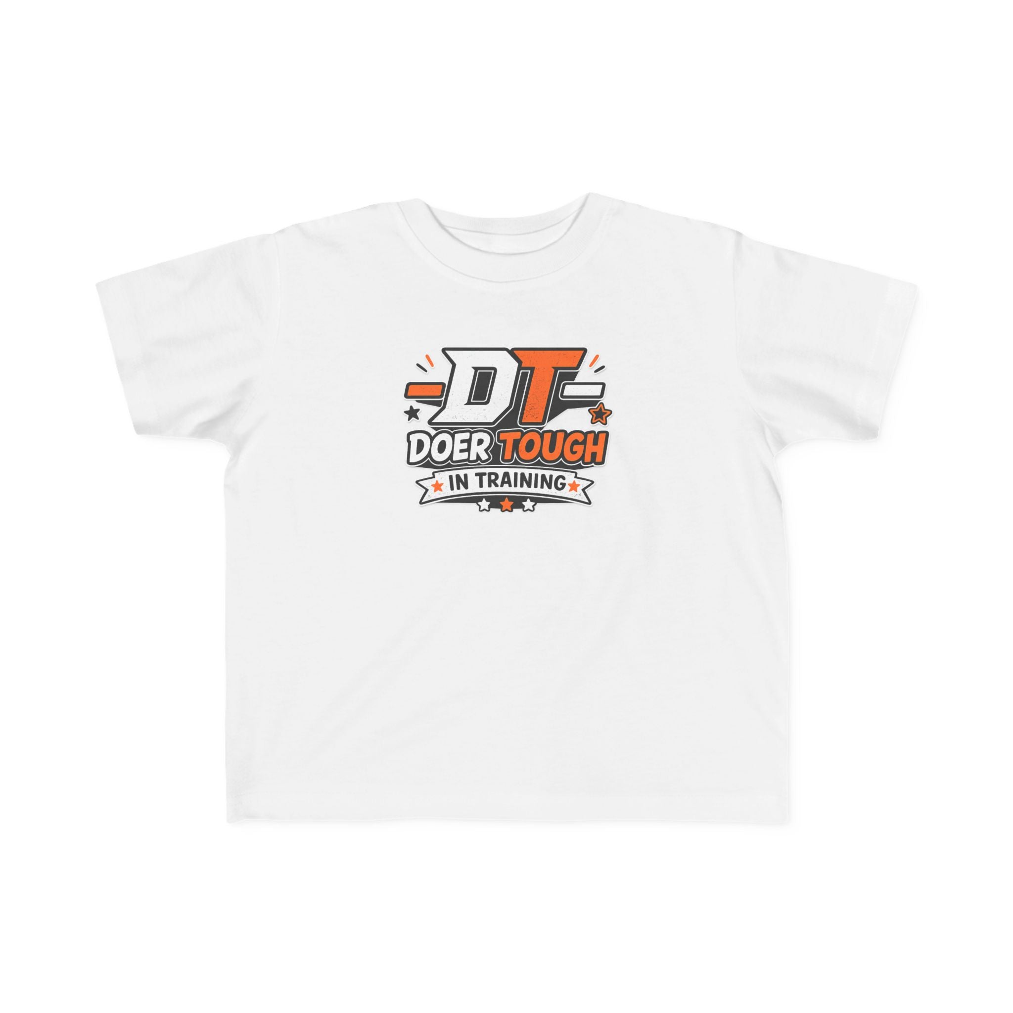 Doer In Training toddler tee gray — Built Not Born toddler shirt