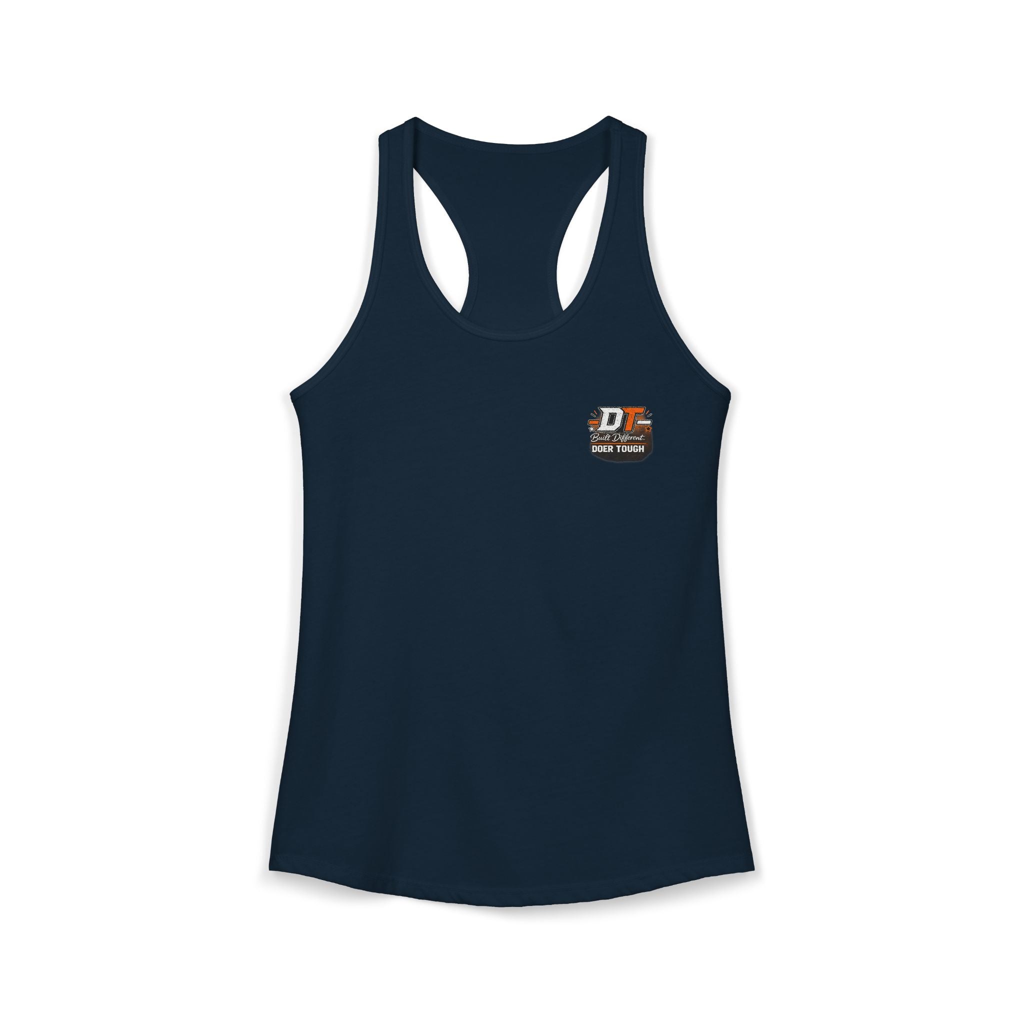 Doer Tough Women's Racerback Tank – Built Not Born Training Tank