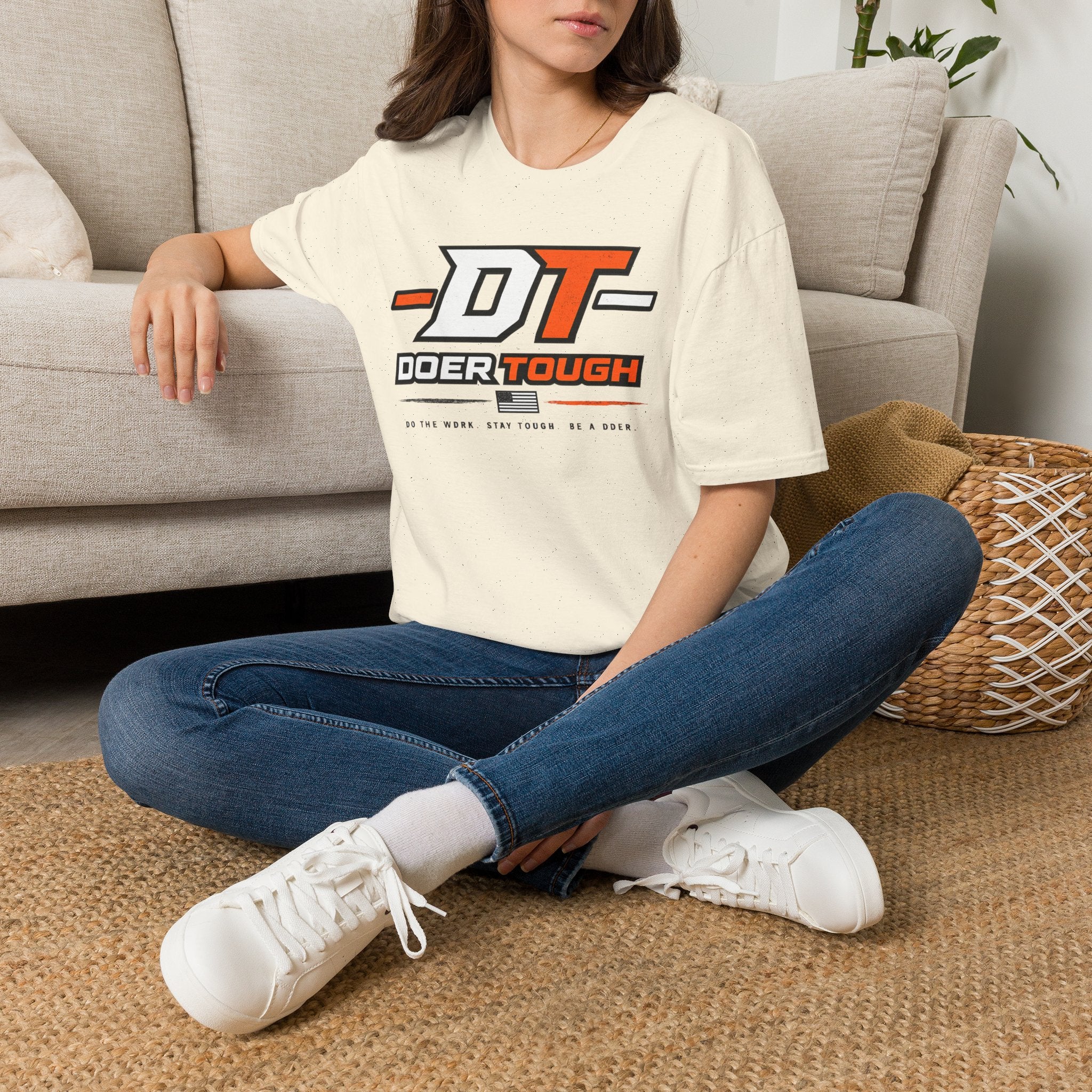 Doer Tough Unisex Softstyle T-Shirt | Built Not Born Everyday Tee