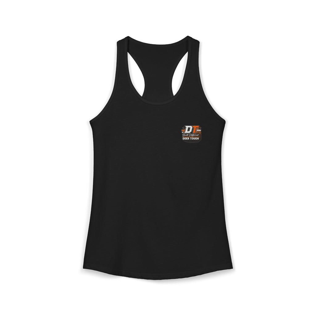 Doer Tough Women's Racerback Tank – Built Not Born Training Tank