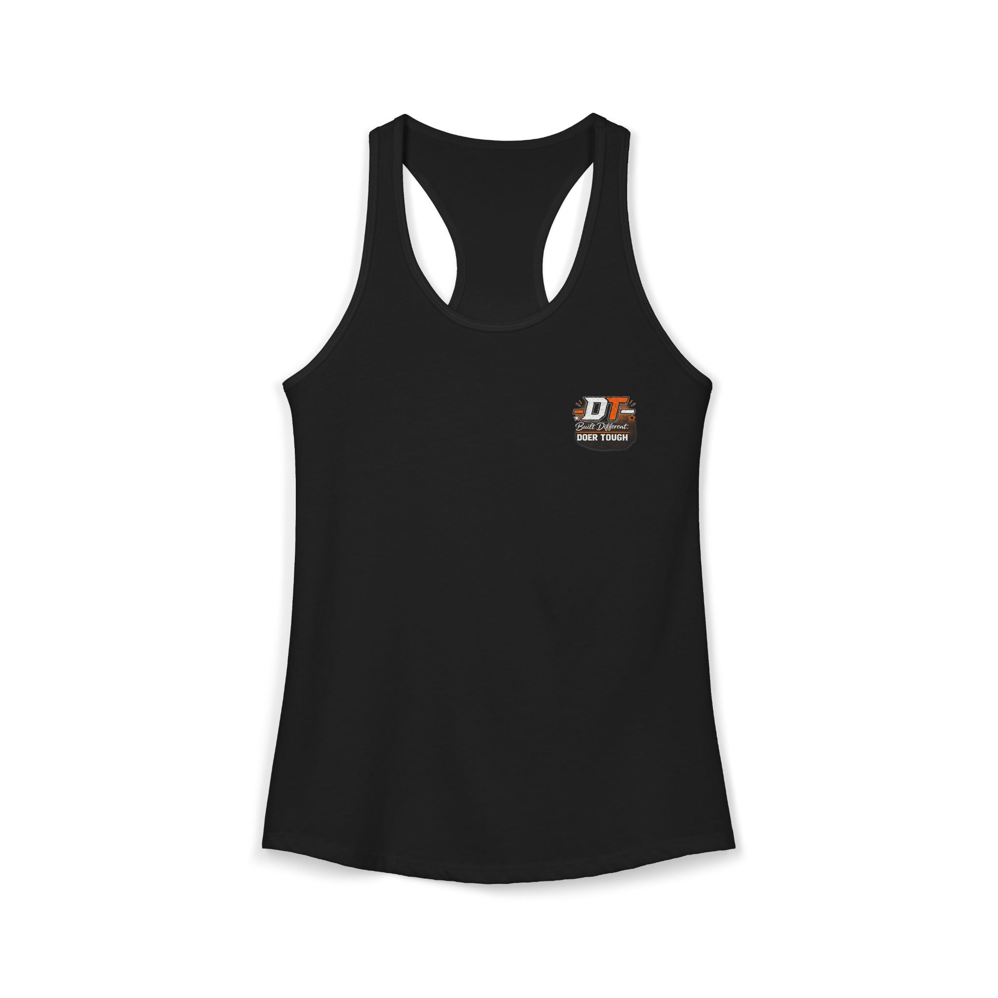 Doer Tough Women's Racerback Tank – Built Not Born Training Tank