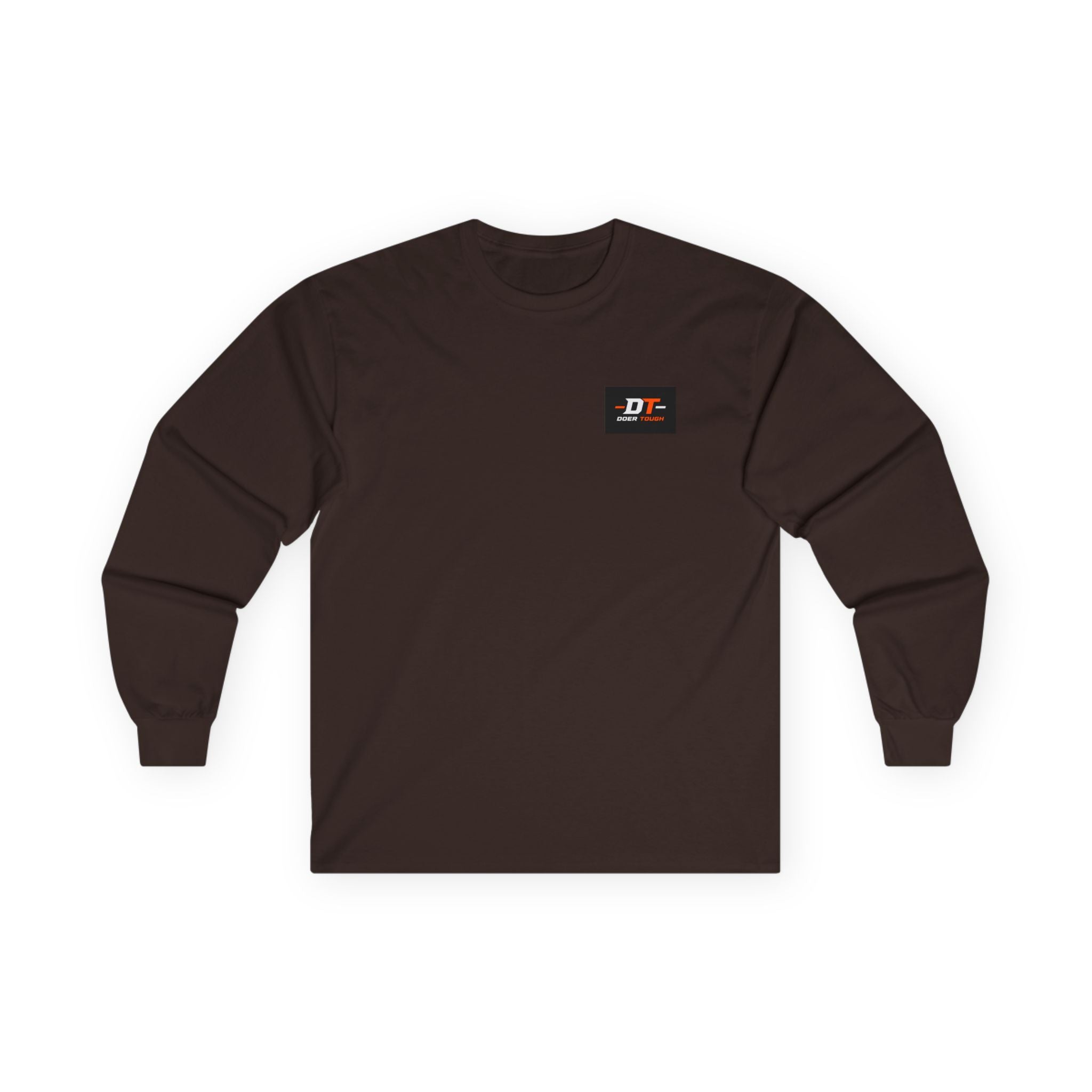 Doer Tough Long Sleeve Tee red — heavyweight cotton long sleeve