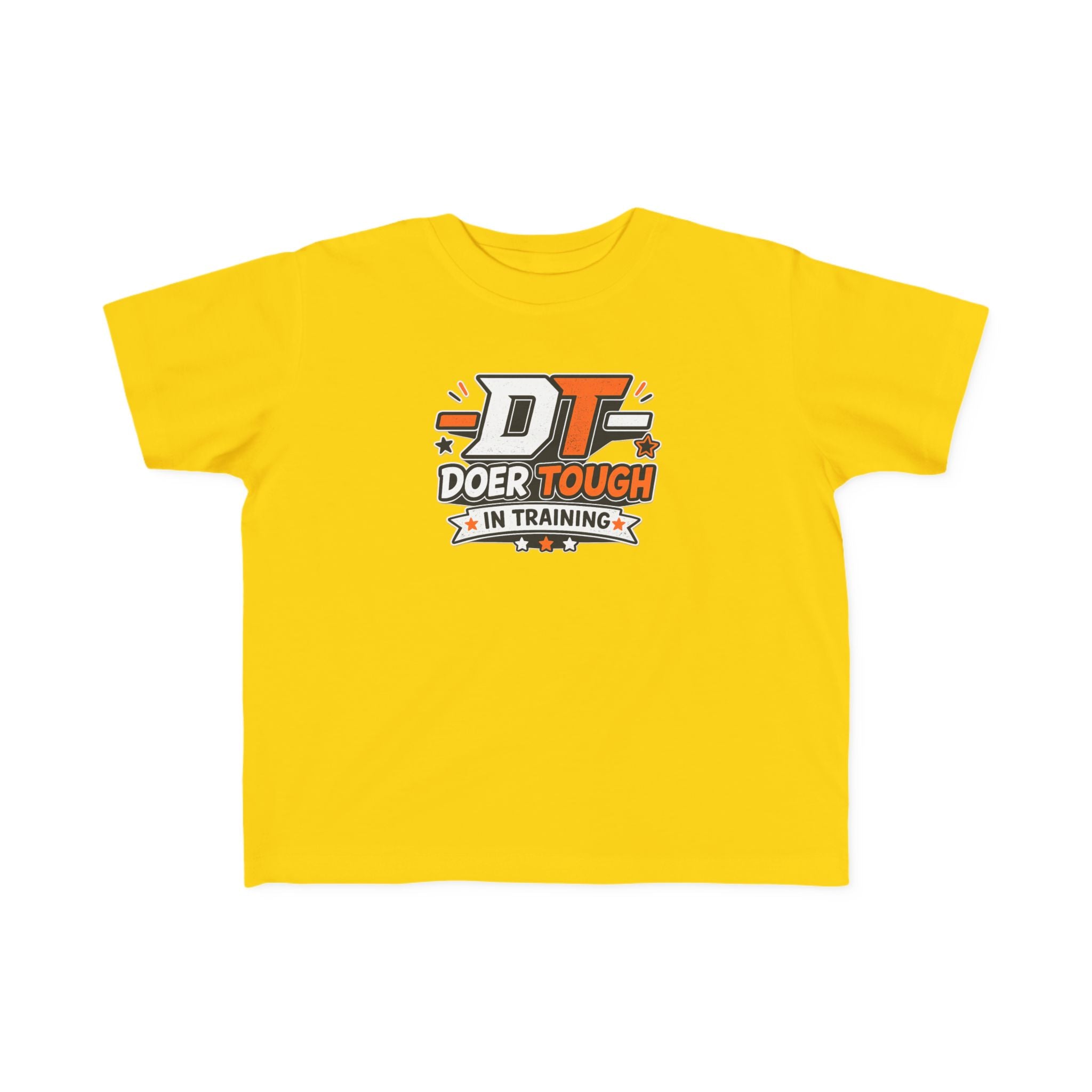 Doer In Training toddler tee fabric detail — soft cotton jersey