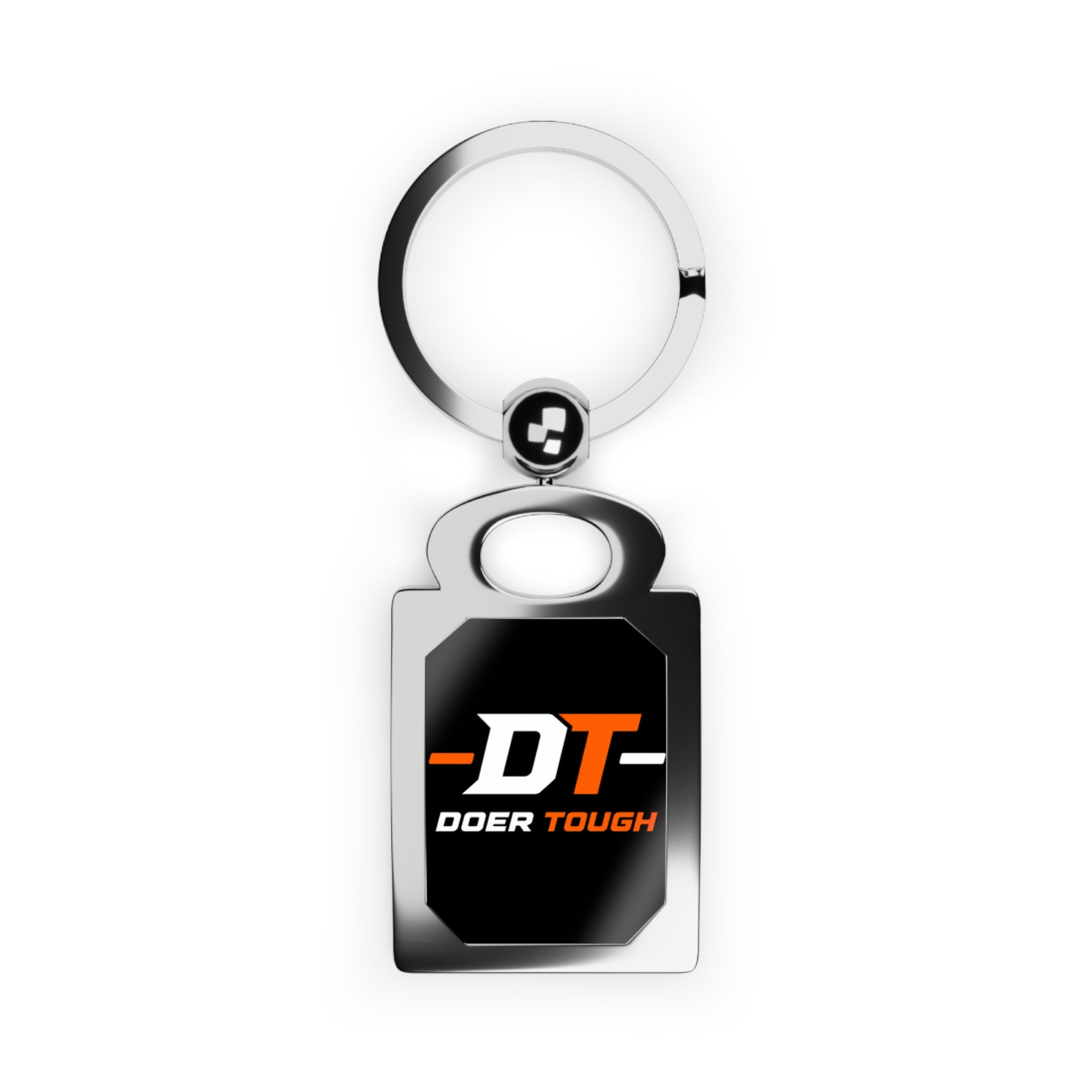 Doer Tough Keychain | Custom Engraved Rectangle Keyring | Built Not Born