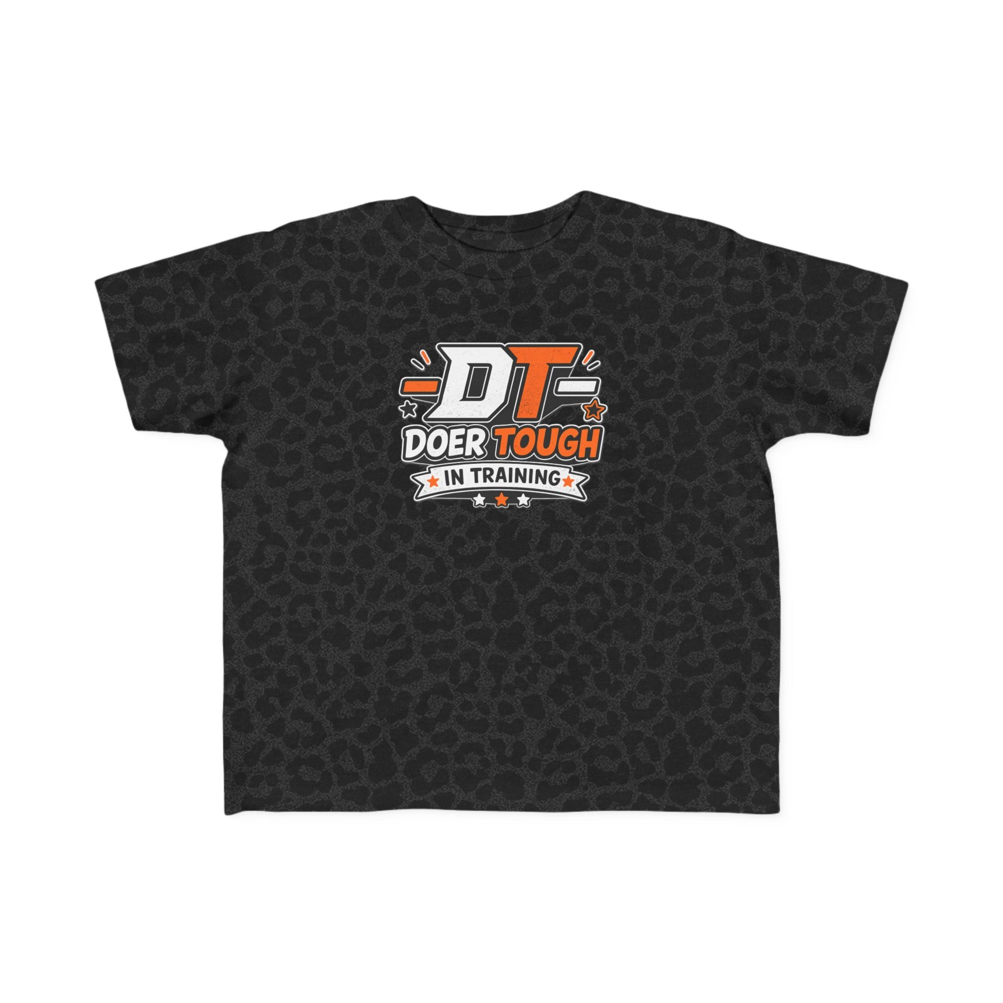 Doer In Training toddler tee green — crew neck kids tee