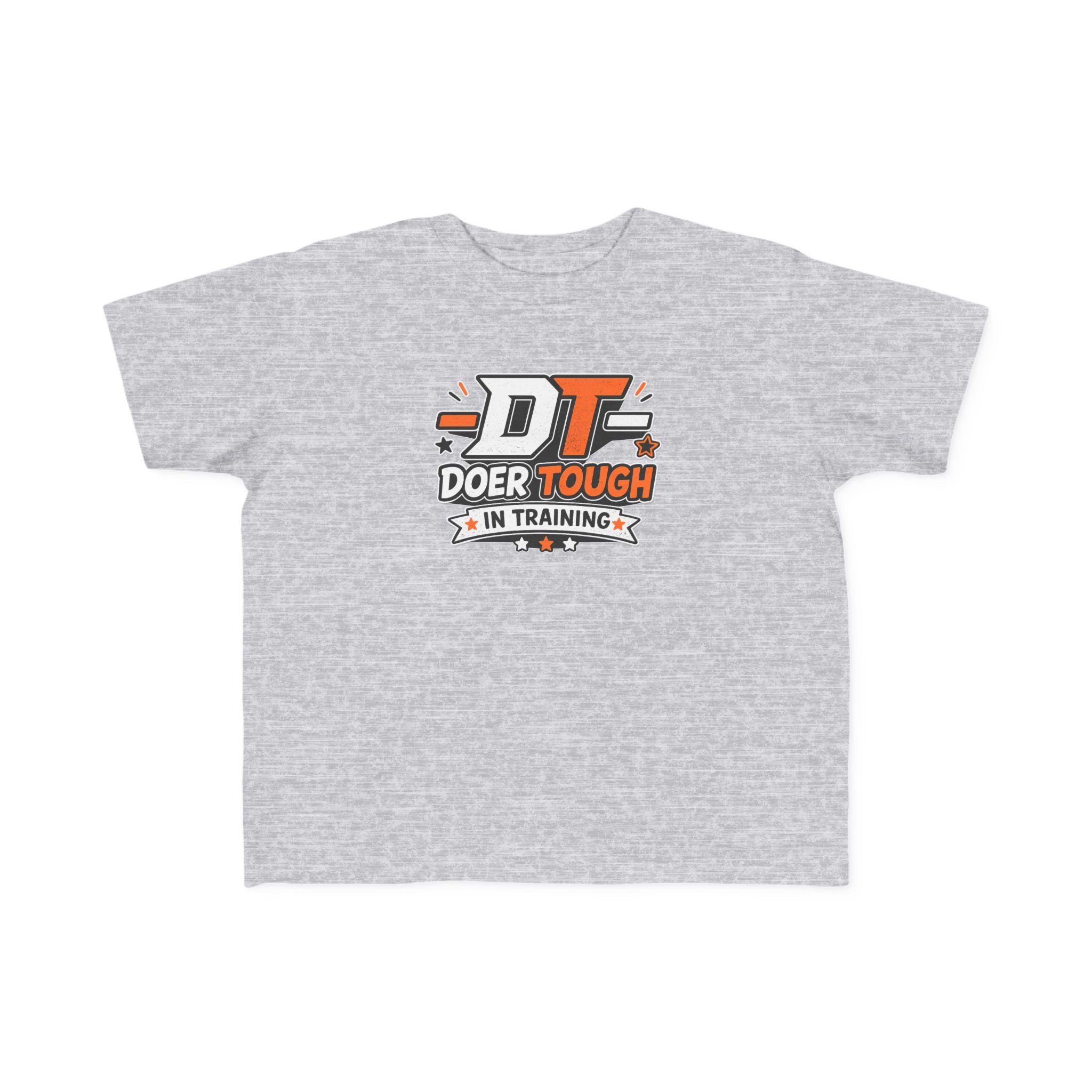 Doer In Training toddler tee back view — Doer Tough kids shirt