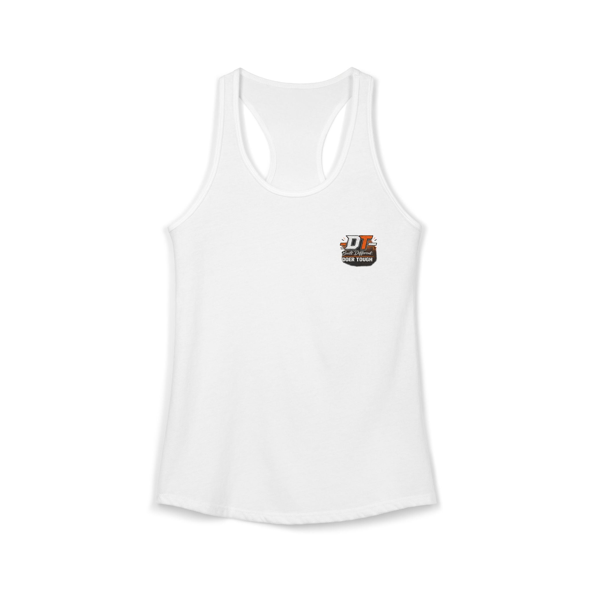 Doer Tough Women's Racerback Tank – Built Not Born Training Tank