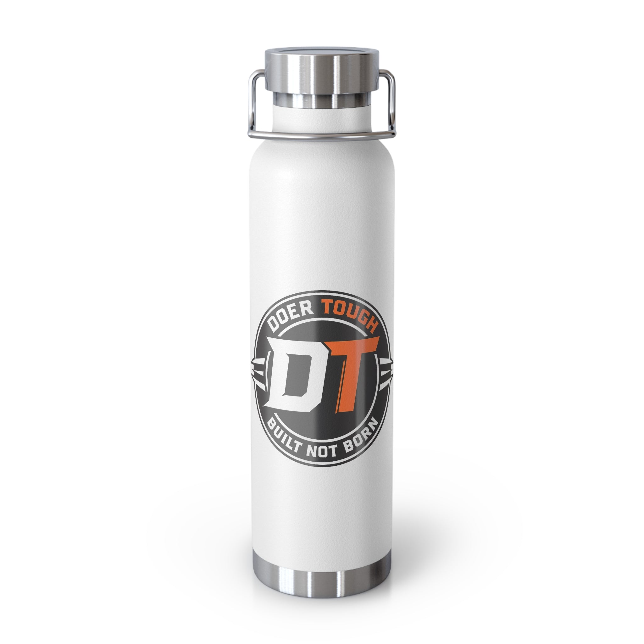 Doer Tough 22oz copper vacuum insulated bottle — Built Not Born water bottle