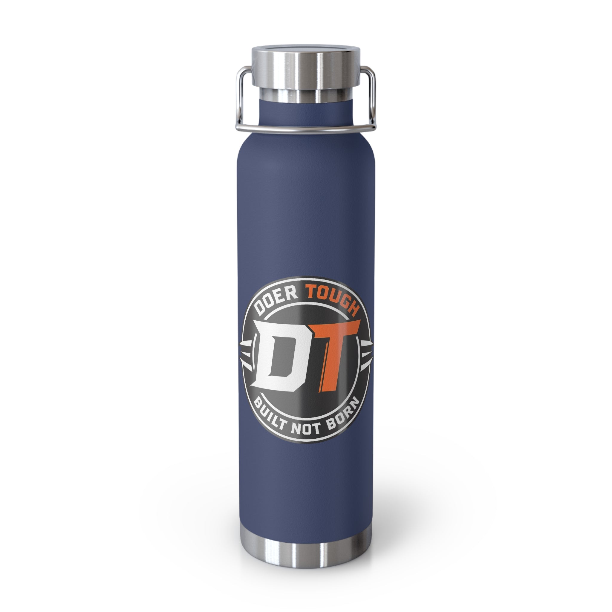 Doer Tough copper insulated bottle red colorway — vacuum sealed work bottle