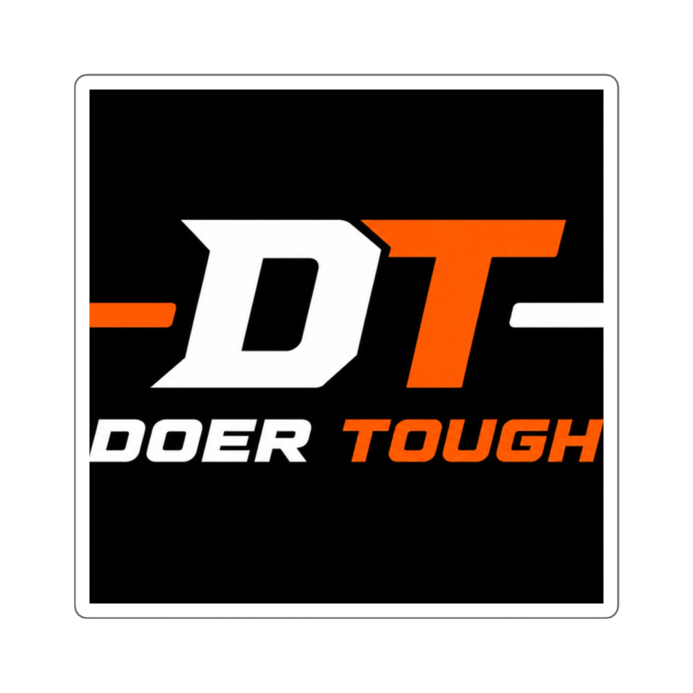 Doer Tough DT Logo Sticker | Built Not Born
