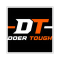 Doer Tough DT Logo Square Sticker — Durable Outdoor/Tool Decal