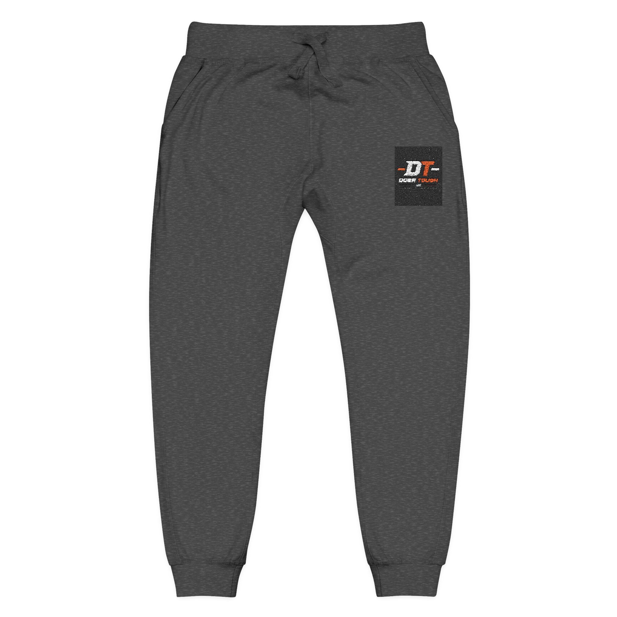Doer Tough fleece joggers green — embroidered logo sweatpants