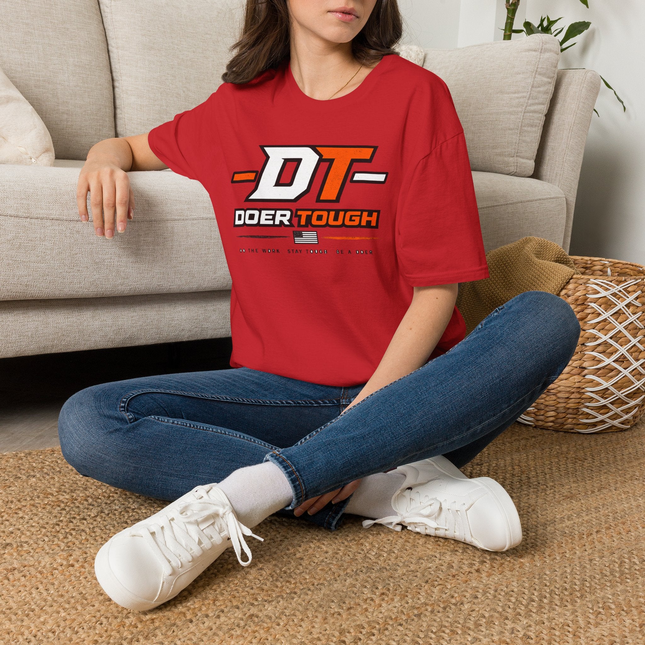Doer Tough Unisex Softstyle T-Shirt | Built Not Born Everyday Tee
