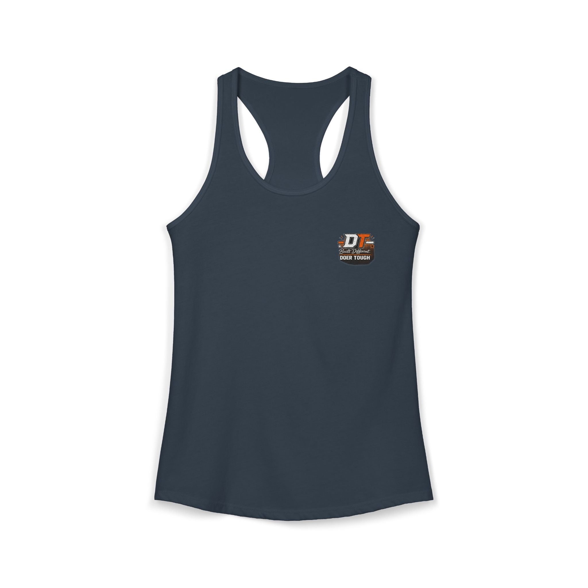 Doer Tough Women's Racerback Tank – Built Not Born Training Tank
