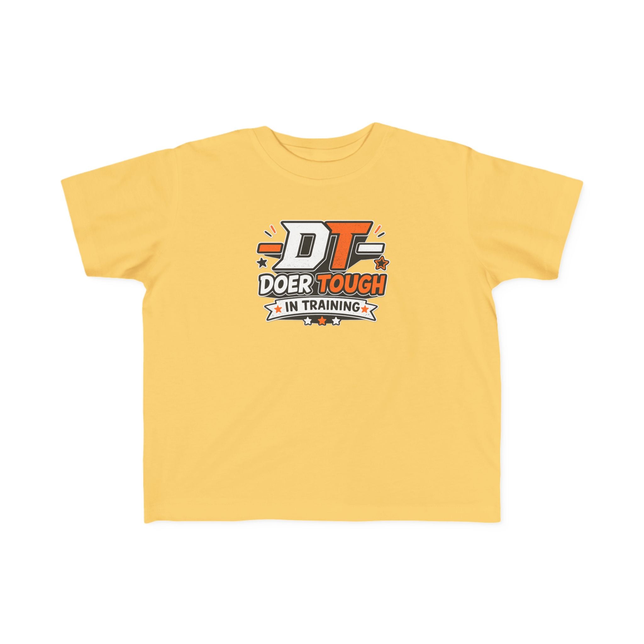 Doer In Training toddler tee size reference — toddler sizing