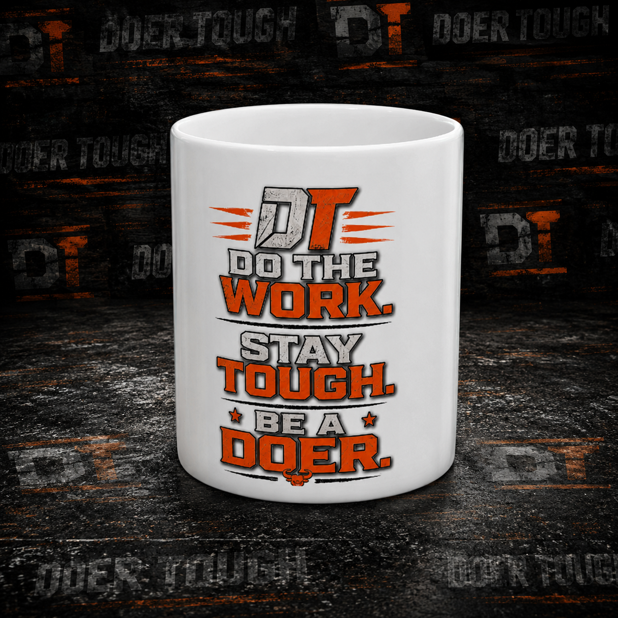 Doer Tough Ceramic Mug | Built Not Born 11oz & 15oz