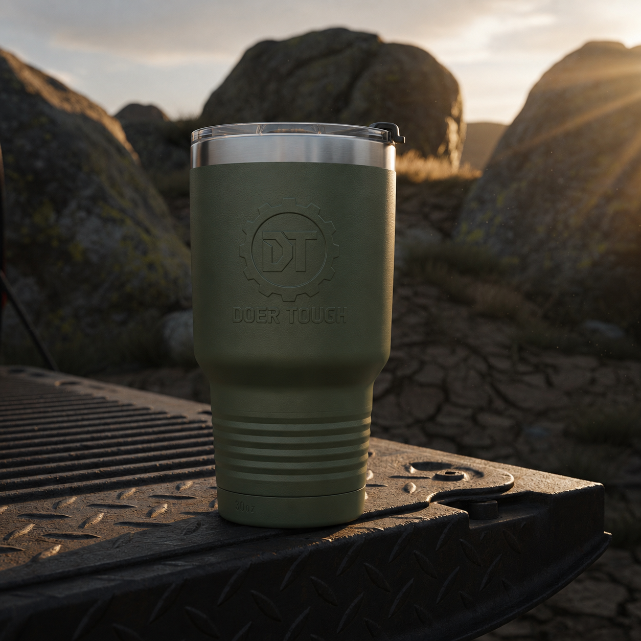 Doer Tough Insulated Tumbler | 20oz Double Wall Stainless | Work Ethic Drinkware