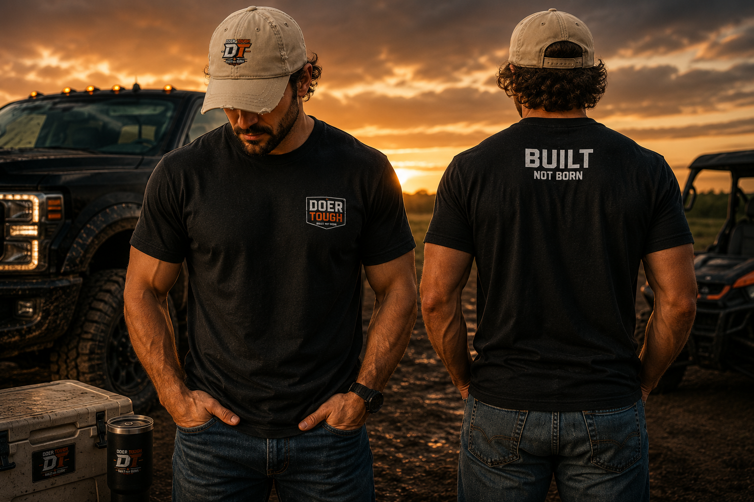Doer Tough Unisex Tee | Blue Collar Everyday T-Shirt | Built Not Born