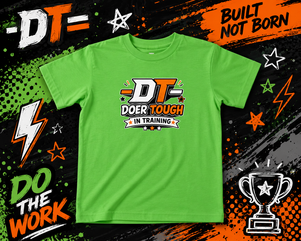 Doer In Training Toddler Tee | Built Not Born Kids T-Shirt