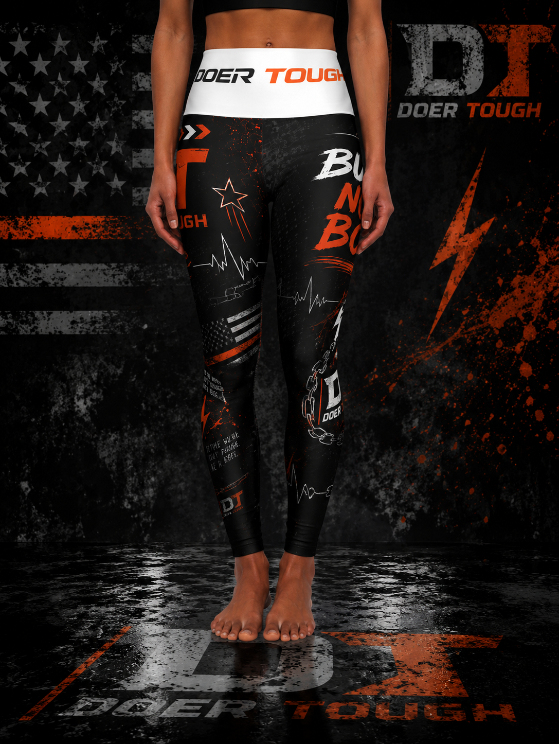 Doer Tough High-Waisted Leggings all-over print