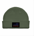 Built Not Born beanie in green