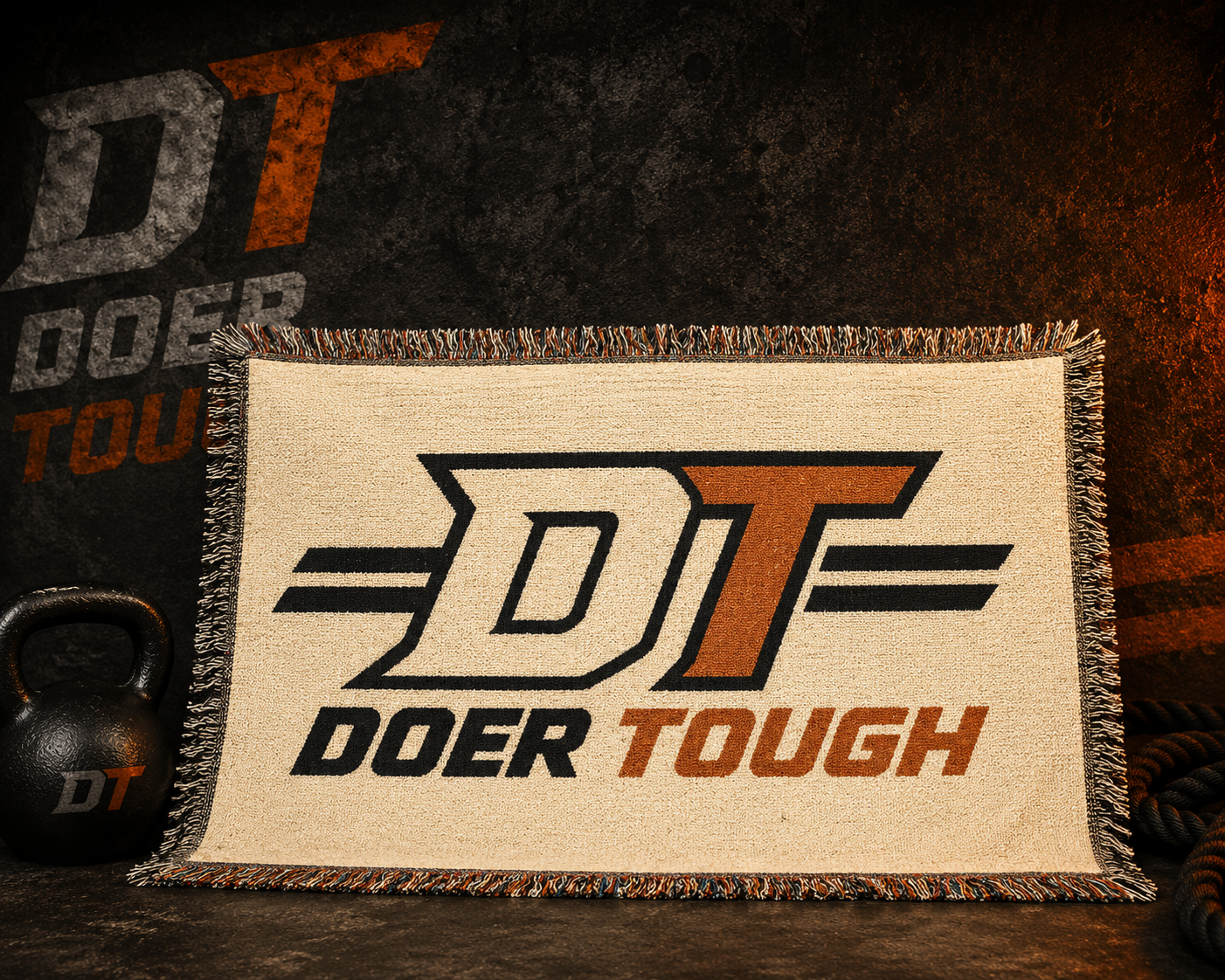 Doer Tough Woven Cotton Blanket | Built Not Born