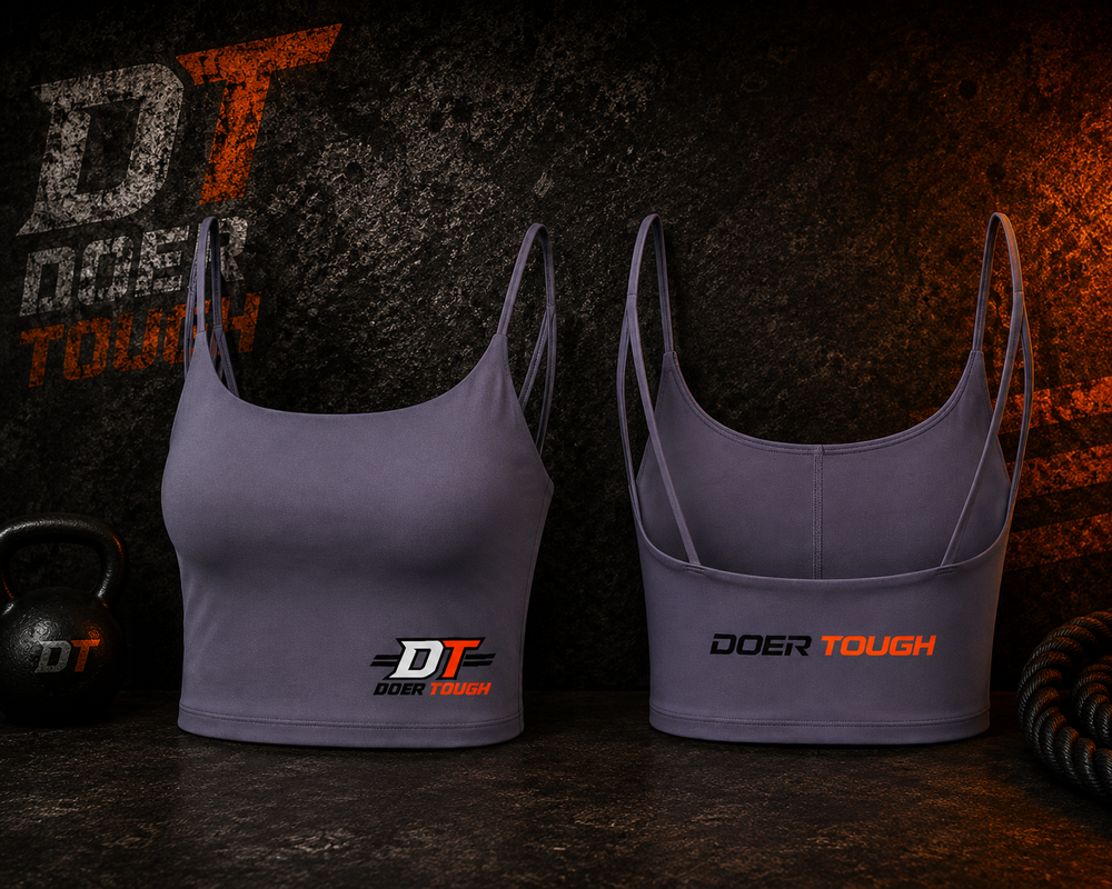 Doer Tough Women's Training Sports Bra | Built Not Born