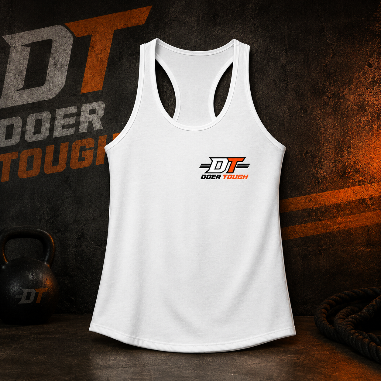 Doer Tough Women's Racerback Training Tank | Built Not Born