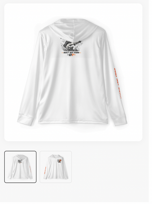 Doer Tough Built Not Born Performance Hoodie