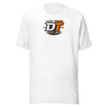 Doer Tough Statement Tee white front — Do The Work Stay Tough Be A Doer graphic tee